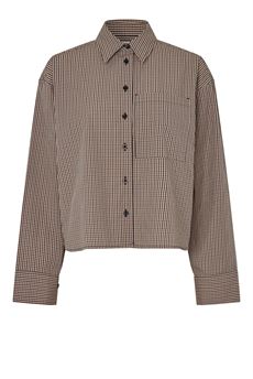 SECOND FEMALE SKJORTE, REDFORD SHIRT, CHINCHILLA